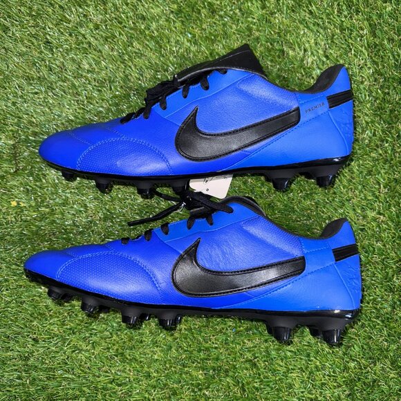 Nike Premier 3 FG Soccer Cleats Hyper Royal Black AT5889-404 Men\'s Size 11 NEW